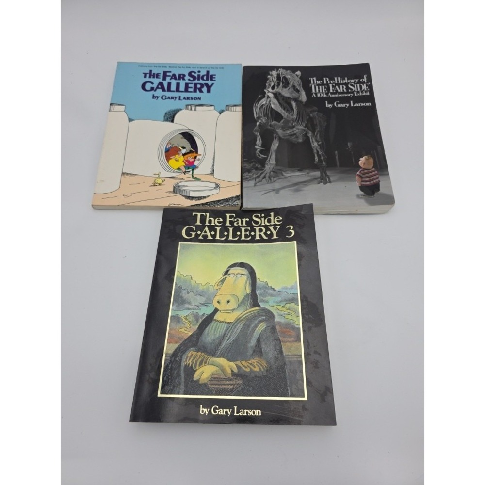 The Far Side Lot of 3 Paperback Books ~ Far Side ~ Far Side Gallery ~ Far Side 3